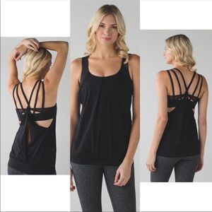 Lululemon Nouveau Limits Black Tank Top Size 8